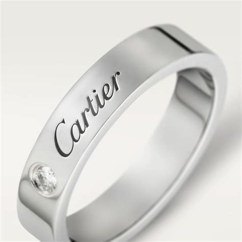 cartier platinum wedding ring.